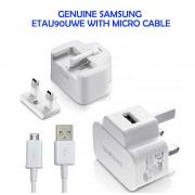 Wholesale GENUINE SAMSUNG 2AMP USB MAINS CHARGER WITH CABLE (WHITE)