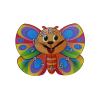 Childrens Bedroom Or Nursery MDF Butterfly Shaped Wall Clock wholesale