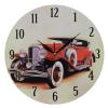 MDF Nostalgic Retro Doozy Red Car Scene Wall Clock 28 Cm wholesale