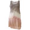 Laced Top Tie-dye Silk Dress wholesale