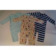 Wholesale Boys Store Quality Baby 3 Pack Baby Cotton Sleepsuits Wit