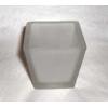 Chunky Square Frosted Glass Holder