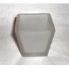Chunky Square Frosted Glass Holder