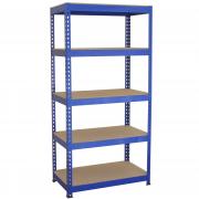 Wholesale Q-Rax 90cm Wide Metal Shelving Units - BLUE