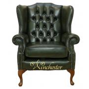 Wholesale Chesterfield Highclere High Back Wing Chair Antique Green