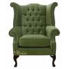 Winchester Albury Wing Chair Sage Green