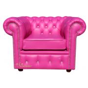 Wholesale Chesterfield CRYSTALLIZED -Swarovski Armchair Pink Leather