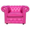 Chesterfield CRYSTALLIZED -Swarovski Armchair Pink Leather chairs wholesale