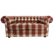 Wholesale Chesterfield Arnold Wool 2 Seater Fernie Red Tweed Check