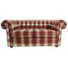 Chesterfield Arnold Wool 2 Seater Fernie Red Tweed Check
