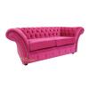 Chesterfield Balmoral 2 Seater Danza Fuchsia Pink Fabric