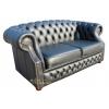 Chesterfield Buckingham 2 Seater Black Leather Sofa Offer wholesale futons