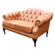 Wholesale Chesterfield Victoria 2 Seater Sette Old English Tan Leather