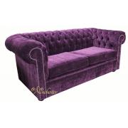 Wholesale Chesterfield 2 Seater Settee Velluto Amethyst Fabric Offer