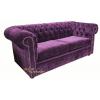 Chesterfield 2 Seater Settee Velluto Amethyst Fabric Offer