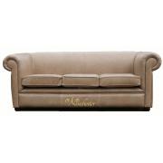Wholesale Chesterfield 1930 3 Seater OldEnglish Parchment Leather Sofa
