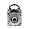Small Bluetooth Speaker - Zebra Design wholesale microphones