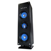 Wholesale Large Bluetooth Multimedia Speaker - Gloss Black And Blue