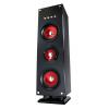 Large Bluetooth Multimedia Speaker - Gloss Black And Red