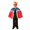 Children Kings Cape & Crown Costume Age 3-7 Years wholesale