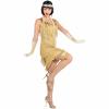 Adults Champagne Flapper Dress Costume Standard Size wholesale