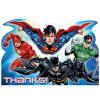 Justice League Thank You Cards & Envelopes Pack Of 8 wholesale