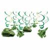 Camouflage Decorative Swirl Decorations Pack Of 12 wholesale