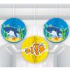 Ocean Buddies Honeycomb Decorations Pack Of 3 wholesale