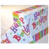Radiant Birthday Plastic Tablecover wholesale