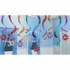 The Party Continues 30th Hanging Swirl Decoration 61cm Pack Of 15 wholesale