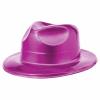 70s Disco Plastic Pink Fedora Hats 30. 4cm X 26. 4cm wholesale