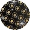 Hollywood Gold Stars Metallic Plates 26. 6cm Pack Of 8 wholesale