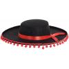 Fiesta Spanish Hat With Ball Fringe  wholesale