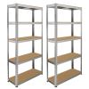 Monster Racking 2 x Galwix Galvanised Steel Shelves, 90cm Wi wholesale dropshippers