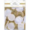 Gold & White Fabric Confetti Petals Pack Of 300 wholesale