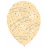 All Round Printed Congratulations On Your Wedding Pearl Ivory Latex Balloons7. 5cm Pack Of 6 wholesale