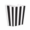 Candy Buffet Popcorn Treat Boxes Black Pack Of 5 wholesale