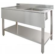 Wholesale Commercial Stainless Steel Sink - Left Hand Drainer 