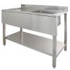 Commercial Stainless Steel Sink - Left Hand Drainer  wholesale
