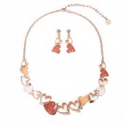Wholesale Heart Necklace Set