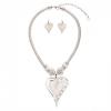 White Heart Necklace Set wholesale fashion jewellery