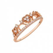 Wholesale Rose Gold Diamante Ring