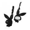 Joblot Of 10 Black Playboy Luggage Tags (PX0031-BLK)