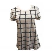 Wholesale Joblot Of 10 T Shirts Ladies Square Pattern De-Branded Loose Comfort Fit