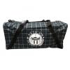 Joblot Of 10 Atticus Holdalls Seshian Grey/Black Tartan Patt wholesale