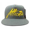 Joblot Of 10 Atticus Snapback Hats Grey Yellow Detail Tags I wholesale