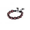 Sale	 Joblot Of 10 Shimla Bracelets Dark Red Crystal Metal ' wholesale