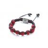Joblot Of 10 Shimla Bracelets Deep Red Crystal Set 'Fireball wholesale