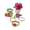 Joblot Of 50 Assorted Rings Fashion Various Designs/Styles M