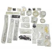 Wholesale Joblot Of 50 Assorted Jewellery Pieces Metallic Anklets Neck